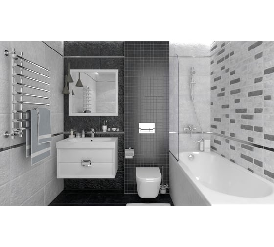 Керамогранит LAPARET hard белый, 30x60 см, 1.44 кв.м, 8 шт. в упаковке х9999219653