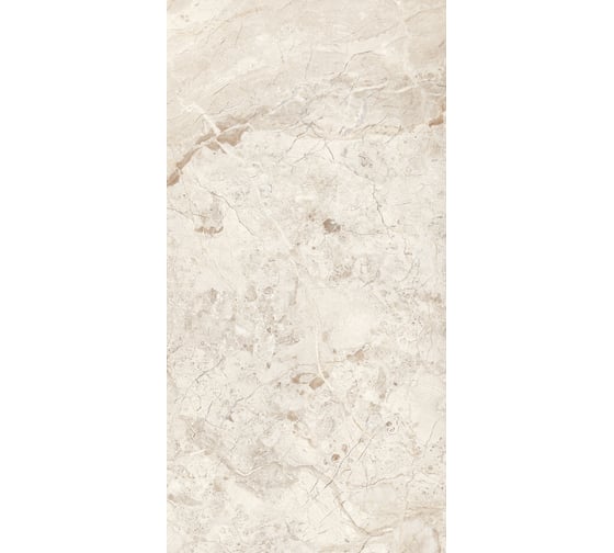 Керамогранит LAPARET Breach silver светло-серый, 60x120 см, полированный, 1.44 кв. м, 2 шт. х9999275886