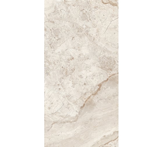 Керамогранит LAPARET Breach silver светло-серый, 60x120 см, полированный, 1.44 кв. м, 2 шт. х9999275886
