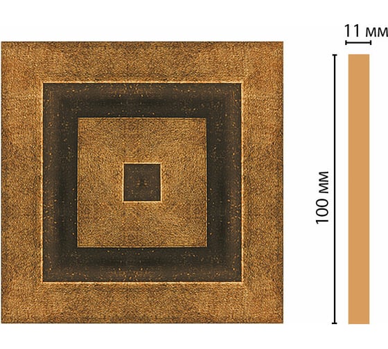 Цветная вставка Decomaster 100x100x11 мм D205-57