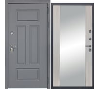 Дверь DIVA МХ-29 Зеркало 2050x960 мм Правая Ясень графит - Д15 Сандал белый УТ-00077839