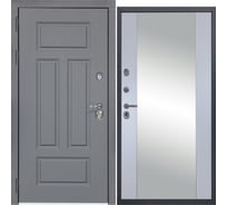Дверь DIVA МХ-29 Зеркало 2050x960 мм Левая Ясень графит - Д15 Силк маус УТ-00077842