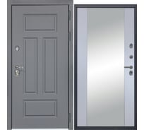 Дверь DIVA МХ-29 Зеркало 2050x860 мм Правая Ясень графит - Д15 Силк маус УТ-00077841