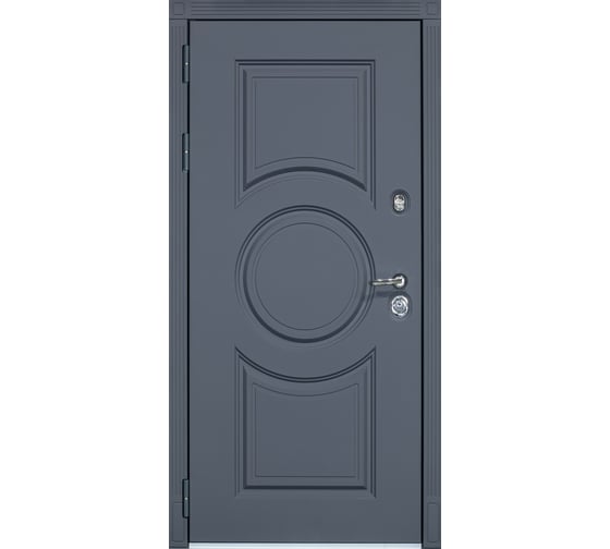Дверь DIVA МХ-30 2050x860 мм Левая Серый софт - Д7 Софт шампань УТ-00077320