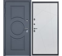 Дверь DIVA МХ-30 2050x960 мм Левая Серый софт - Д11 Белый софт УТ-00077009