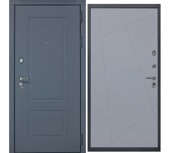Дверь DIVA МХ-38 2050x860 мм, правая, Ясень графит - Д11 Силк маус УТ-00077227