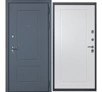 Дверь DIVA МХ-38 2050x860 мм, правая, Ясень графит - Н10 Белый софт УТ-00077264