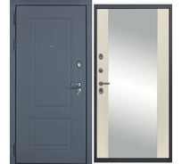 Дверь DIVA МХ-38 Зеркало 2050x860 мм, левая, Ясень графит - Д15 Софт шампань УТ-00077292