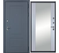 Дверь DIVA МХ-38 Зеркало 2050x860 мм, правая, Ясень графит - Д15 Силк маус УТ-00077289