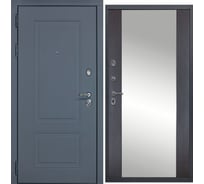 Дверь DIVA МХ-38 Зеркало 2050x960 мм, левая, Ясень графит - Д15 Венге УТ-00077282