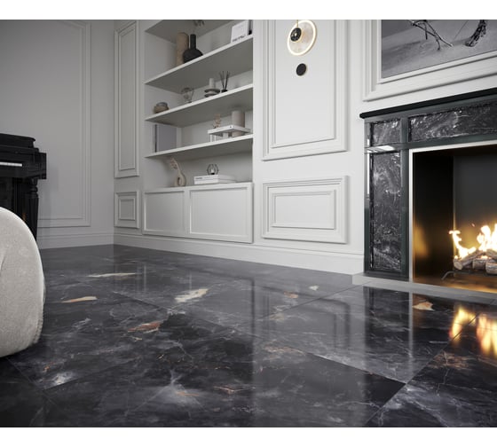 Керамогранит LAPARET Aliot blue, 60x120 см, полированный, 1.44 кв. м, 2 шт. х9999286800