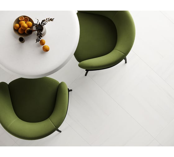 Керамогранит LAPARET Dolomite natural белый, 60x60 см, полированный, 1.44 кв. м, 4 шт. х9999295007
