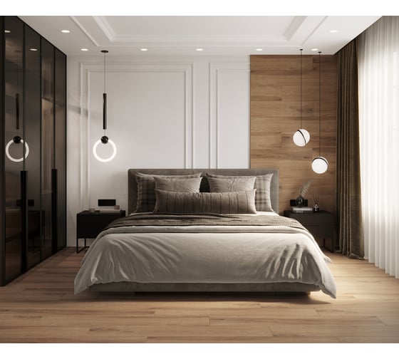 Керамогранит LAPARET Castello brown светло-коричневый, 20x120 см, матовый структурный 1.2 кв. м, 5 шт. х9999294531