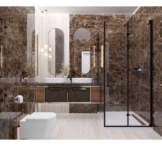 Керамогранит LAPARET Emperador brown 60x60 см, полированный, 1.44 кв. м, 4 шт. х9999287010