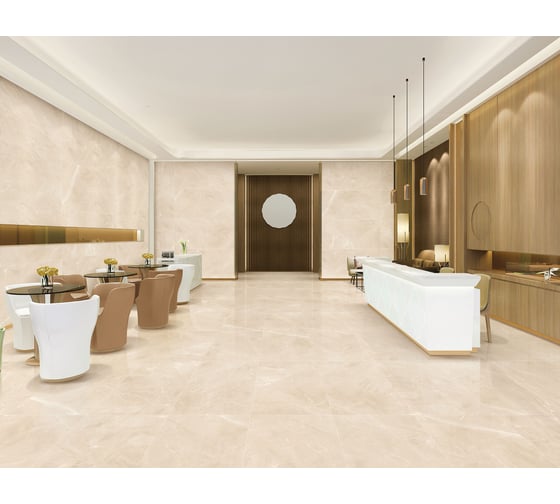 Керамогранит LAPARET Elegant armani crema 60x120 см, полированный, 1.44 кв. м, 2 шт. х9999282568