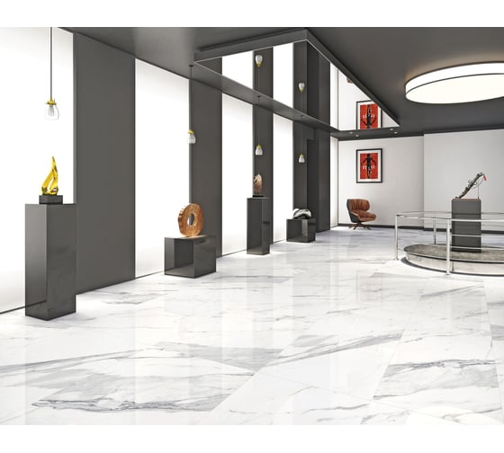 Керамогранит LAPARET Calacatta extra 60x60 см, полированный, 1.44 кв. м, 4 шт. х9999282619