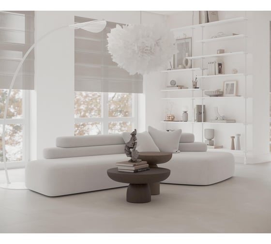 Керамогранит LAPARET Astilio blanco 80x80 см, сатинированный, 1.92 кв. м, 3 шт. х9999289530