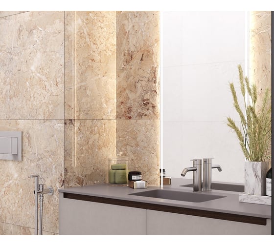 Керамогранит LAPARET Brecia antic brown 60x120 см, полированный, 1.44 кв. м, 2 шт. х9999286981