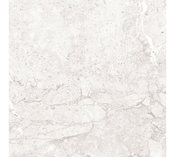Керамогранит LAPARET Emil white светло-серый, 60x60 см, полированный, 1.44 кв. м, 4 шт. х9999294101