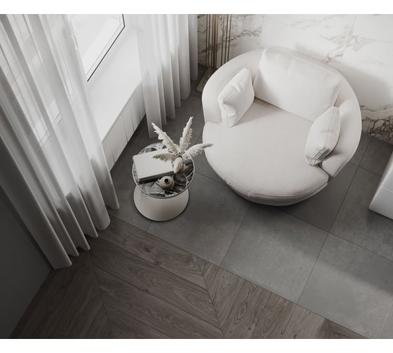 Керамогранит LAPARET Calacatta carve 60x120 см, карвинг, 1.44 кв. м, 2 шт. х9999282550