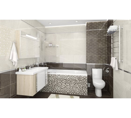 Керамогранит LAPARET Crystal бежевый, 40x40 см, 1.76 кв. м, 11 шт. х9999213195