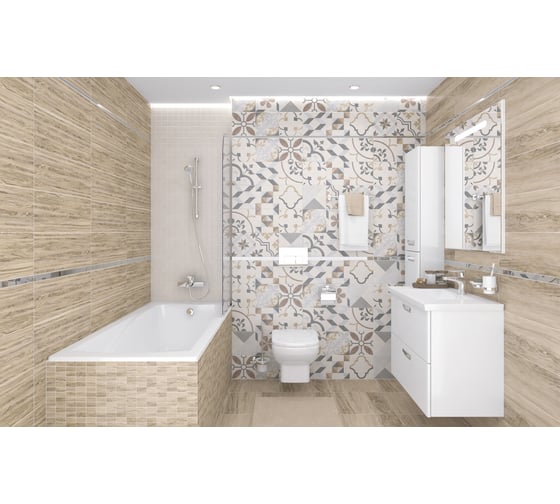 Керамогранит LAPARET Atria ванильный sg162600n, 40.2x40.2 см, 1.62 кв. м, 10 шт. х9999217213