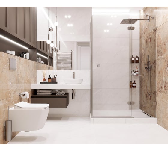 Керамогранит LAPARET Antalya bianco 60x120 см, полированный, 1.44 кв. м, 2 шт. х9999286983