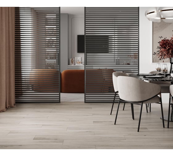 Керамогранит LAPARET Canarium slate серый, 20x120 см, матовый структурный 1.2 кв. м, 5 шт. х9999292978