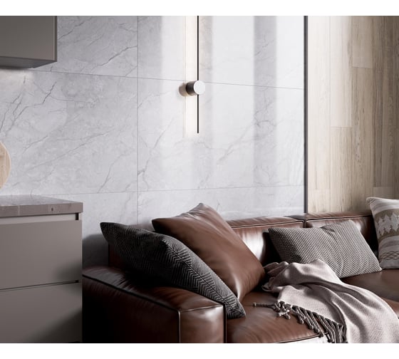 Керамогранит LAPARET Antalya grey 60x120 см, полированный, 1.44 кв. м, 2 шт. х9999286985