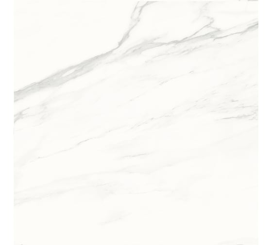 Керамогранит LAPARET Calacatta superb белый, 60x60 см, полированный, 1.44 кв. м, 4 шт. х9999275897