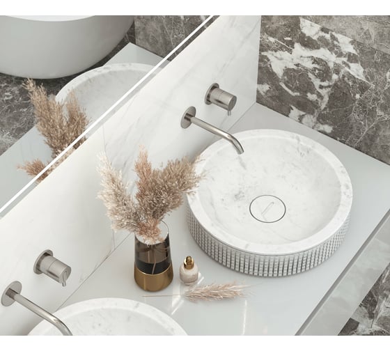 Керамогранит LAPARET Calacatta superb белый, 60x60 см, полированный, 1.44 кв. м, 4 шт. х9999275897