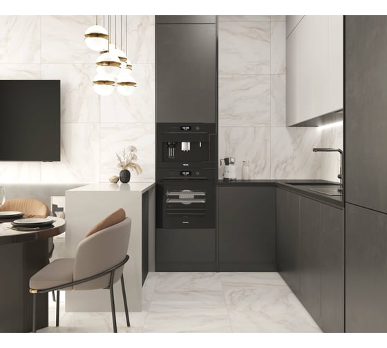 Керамогранит LAPARET Carat blanco белый 60x60 см, матовый, 1.44 кв. м, 4 шт. х9999292460