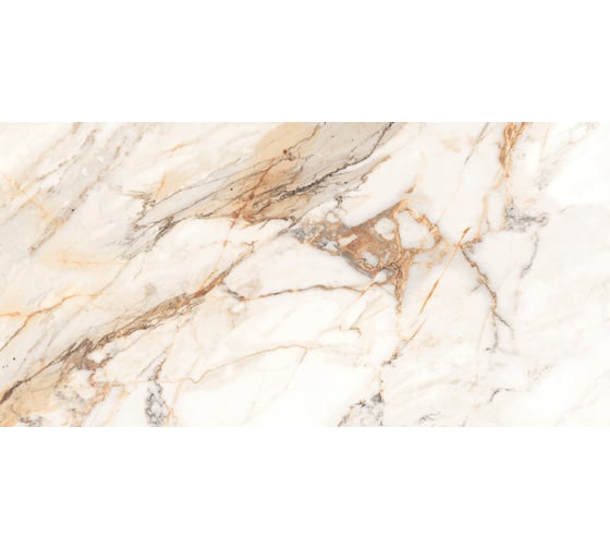 Керамогранит LAPARET Calacatta borgini 60x120 см, структурный, 1.44 кв. м, 2 шт. х9999289576