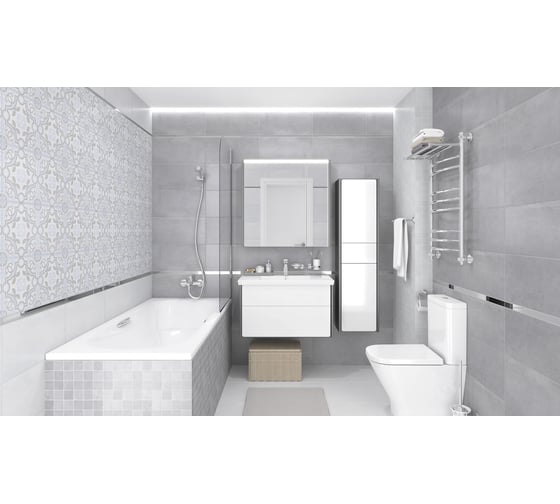 Керамогранит LAPARET Alabama серый sg163100n, 40.2x40.2 см, 1.62 кв. м, 10 шт. х9999217182
