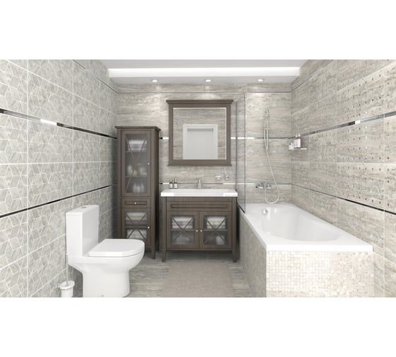 Керамогранит LAPARET Echo серый, 40x40 см, 1.76 кв. м, 11 шт. х9999213212