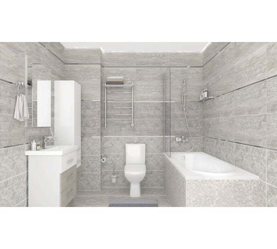Керамогранит LAPARET Echo серый, 40x40 см, 1.76 кв. м, 11 шт. х9999213212