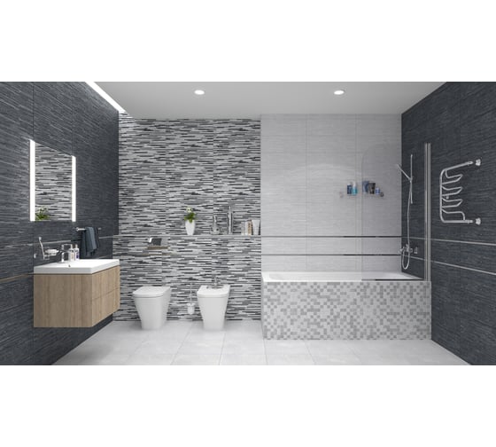 Керамогранит LAPARET Alcor белый, 40x40 см, 1.76 кв. м, 11 шт. х9999132435