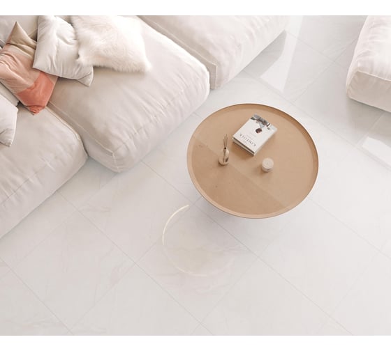 Керамогранит LAPARET Antalya bianco 60x60 см, полированный, 1.44 кв. м, 4 шт. х9999287008