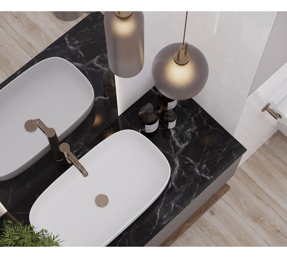 Керамогранит LAPARET Diadem white 60x60 см, полированный, 1.44 кв. м, 4 шт. х9999286835