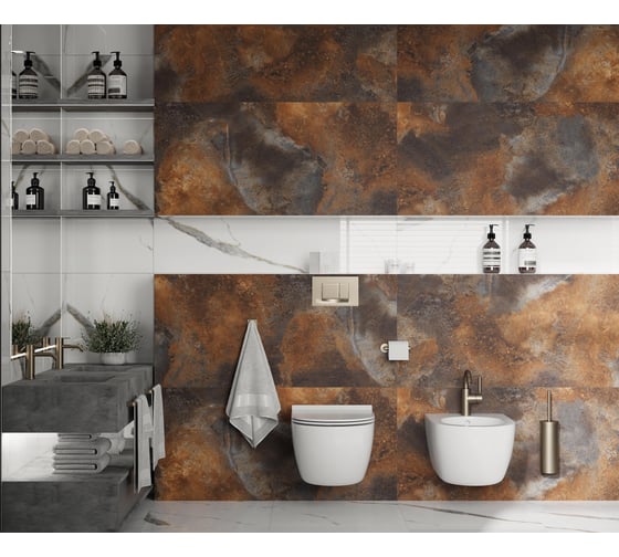Керамогранит LAPARET Dazzle cosmos grande 60x60 см, лаппатированный, 1.44 кв. м, 4 шт. х9999282629