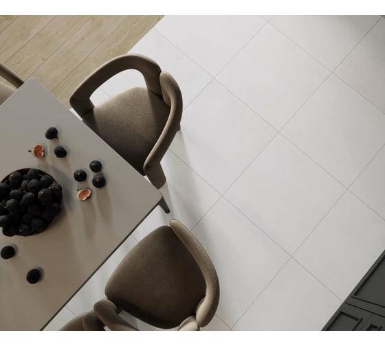 Керамогранит LAPARET Betonhome white белый, 60x60 см, матовый, 1.44 кв. м, 4 шт. х9999291193