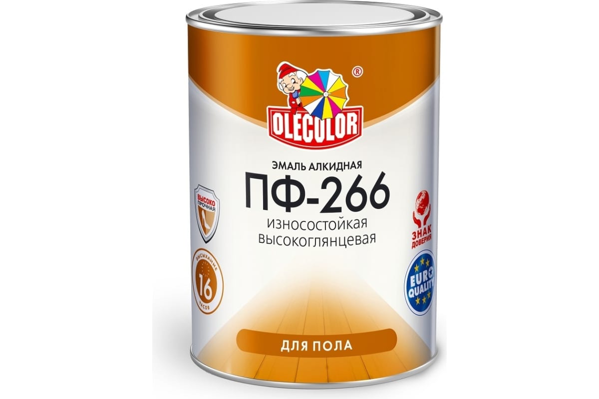 Эмаль для пола olecolor пф 266