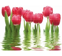 Панно Тюльпаны светлое 75x100 (1кт) Нефрит-Керамика 06-01-1-64-04-21-160-0