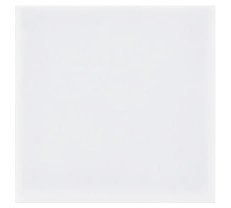 Мелкоформатная настенная плитка Нефрит-Керамика Однотонная 12-01-4-01-00-00-001 (глянцевая; белый; 9,9x9,9 см; 45 шт.; площадь упаковки 0,44 кв.м) СК000023802