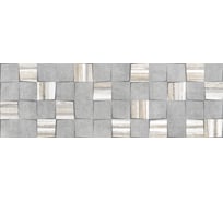 Плитка настенная Темари серый 20x60 (1,2м2/10шт) (мозаика) Нефрит-Керамика 00-00-5-17-30-06-1117