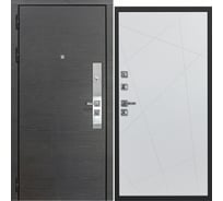 Дверь DIVA МХ-39 2050x860 мм, левая, Венге - Д11 Белый софт УТ-00077375