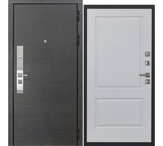 Дверь DIVA МХ-39 2050x860 мм, правая, Венге - Д7 Белый софт УТ-00077541 1
