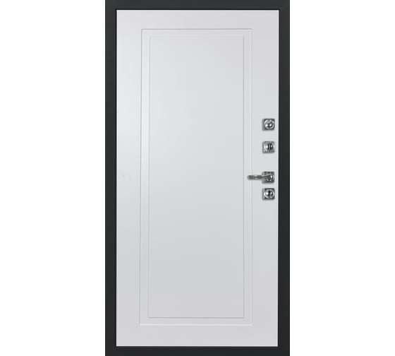 Дверь DIVA МХ-39 2050x860 мм, правая, Венге - Н10 Белый софт УТ-00077555