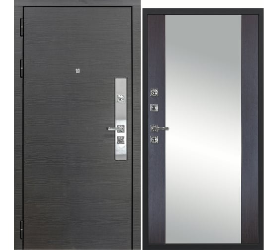 Дверь DIVA МХ-39 зеркало 2050x960 мм, левая, Венге - Д15 Венге УТ-00077573