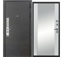 Дверь DIVA МХ-39 зеркало 2050x960 мм, правая, Венге - Д15 Белый софт УТ-00077569